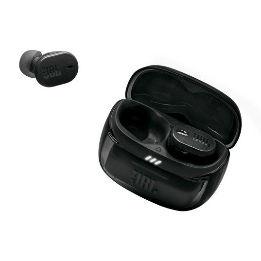 JBL Tune Buds 2 Ghost Edition - Ghost Black - True Wireless Noise Cancelling Earbuds - Detailshot 2